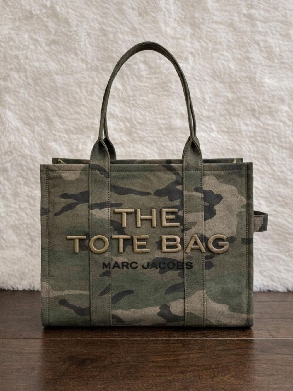 Marc Jacobs The Camo Jacquard Large Tote Bag - Camo Multi - Picture 1 of 11